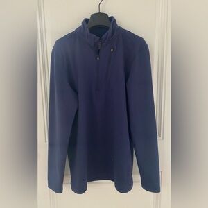 Swiss Tech Navy Pullover with Subtle Logo